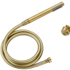 Pommeau De Douche, Flexible Et Barre De Douche|Edouard Rousseau Trio douchette + flexible + support, doré,
