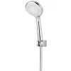 GoodHome Trio douchette + flexible + support chrome Cavally