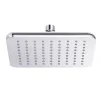 GoodHome Tête de douche carrée 20 x 20 cm, chrome, Milia