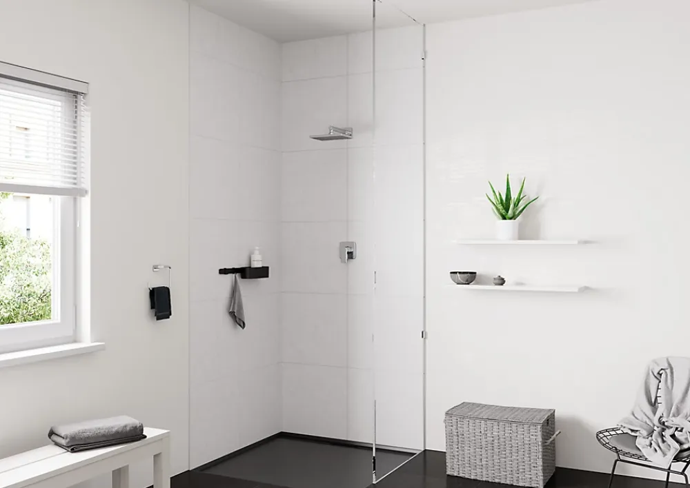 Pommeau De Douche, Flexible Et Barre De Douche|Hansgrohe Tête de douche rectangulaire 20,5 cm, chrome, Vernis Blend 200 Eco C