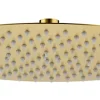 Edouard Rousseau Tête de douche ronde Ø30 cm, doré brossé,