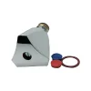 Accessoire De Robinet|Noyon et Thiebault Tête universelle et croisillon pour mélangeur Mâle 21 x 150 en métal chromé