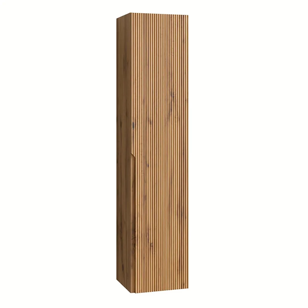 Colonne De Salle De Bains|Aqa Design Unité murale VENERE Chêne en Mdf