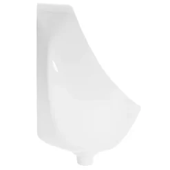 ECD Germany Urinoir avec Entrée d'Eau par l'Arrière, Drainage à l'Arrière, 35x42x30 cm, Céramique Blanc, Moderne, Rond