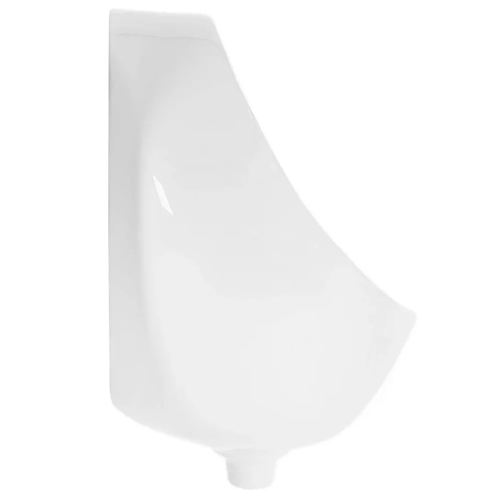 ECD Germany Urinoir avec Entrée d'Eau par l'Arrière, Drainage à l'Arrière, 35x42x30 cm, Céramique Blanc, Moderne, Rond