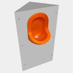 Ti'Pi Urinoir d'angle Uricoin - Version plate - Orange