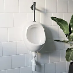 Urinoir|GoodHome Urinoir en porcelaine, blanc, Habera