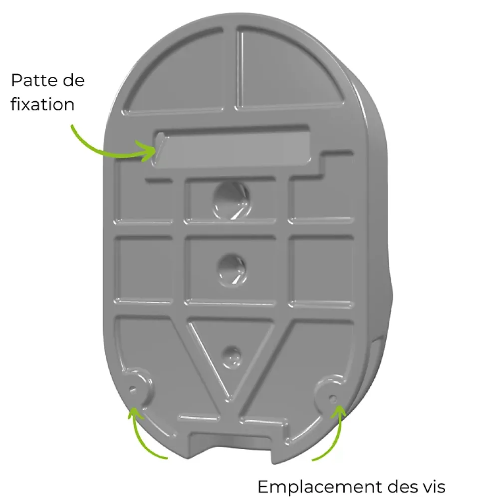 Ti'Pi Urinoir sans eau mural vert + kit valve bec de canard + pack entretien