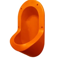 Ti'Pi Urinoir sans eau encastrable seul - Polyéthylène - Orange