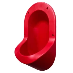 Urinoir|Ti'Pi Urinoir sans eau encastrable seul - Polyéthylène - Rouge