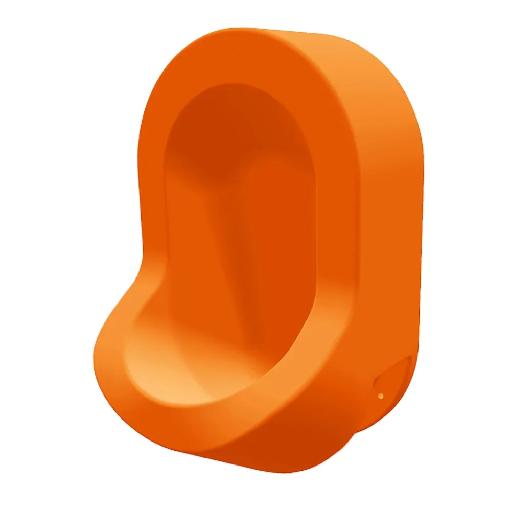 Urinoir|Ti'Pi Urinoir sans eau mural seul - Polyéthylène - Orange