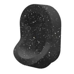 Ti'Pi Urinoir sans eau mural seul - Polyéthylène - Noir chiné