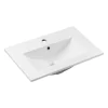 Vasque À Encastrer|Otitec Vasque à encastrer rectangulaire - 60 x 39 cm - Blanc brillant - AUREA