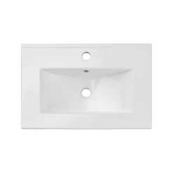 Vasque À Encastrer|Otitec Vasque à encastrer rectangulaire - 60 x 39 cm - Blanc brillant - AUREA