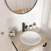 Vasque À Encastrer|Homesight Vasque à encastrer ronde céramique blanc Oasis