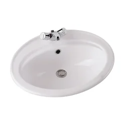 Vasque À Encastrer|Porcher Vasque à encastrer ULYSSE - ULYSSE VASQUE 55X45 BLANC