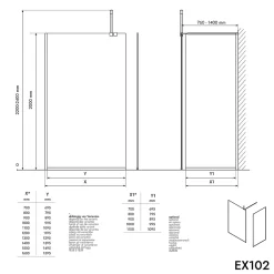 Lavabo|Bernstein Vasque / Lavabo mural rectangulaire Fonte minérale 50x31x20cm Blanc mat, sans bonde ni cache - NT8558
