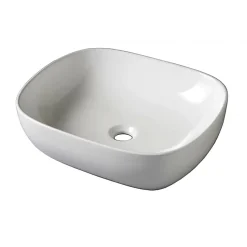 Vasque À Poser|Planète Bain Vasque à poser 49.5 cm blanc brillant - Manille