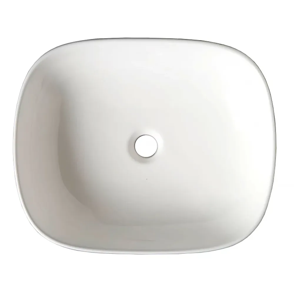 Vasque À Poser|Planète Bain Vasque à poser 49.5 cm blanc brillant - Manille