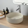Planète Bain Vasque à poser Andria 37cm - Beige mat - Rebords fins