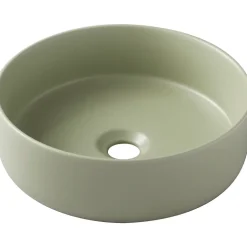 Planète Bain Vasque à poser Andria 37cm - Vert mat - Rebords fins