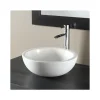 Planète Bain Vasque à poser bol design blanche