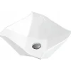 Lavabo|Silla Global Vasque à poser carré, céramique 42x42x13,5 cm Blanc