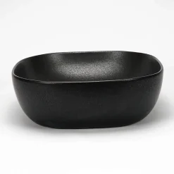 Rue Du Bain Vasque à Poser Carrée - Céramique Noir Mat - 41x41 cm - Vasco