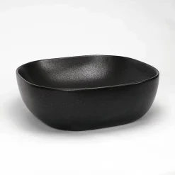 Rue Du Bain Vasque à Poser Carrée - Céramique Noir Mat - 41x41 cm - Vasco