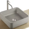 Homesight Vasque à poser carrée béton allégé Kult