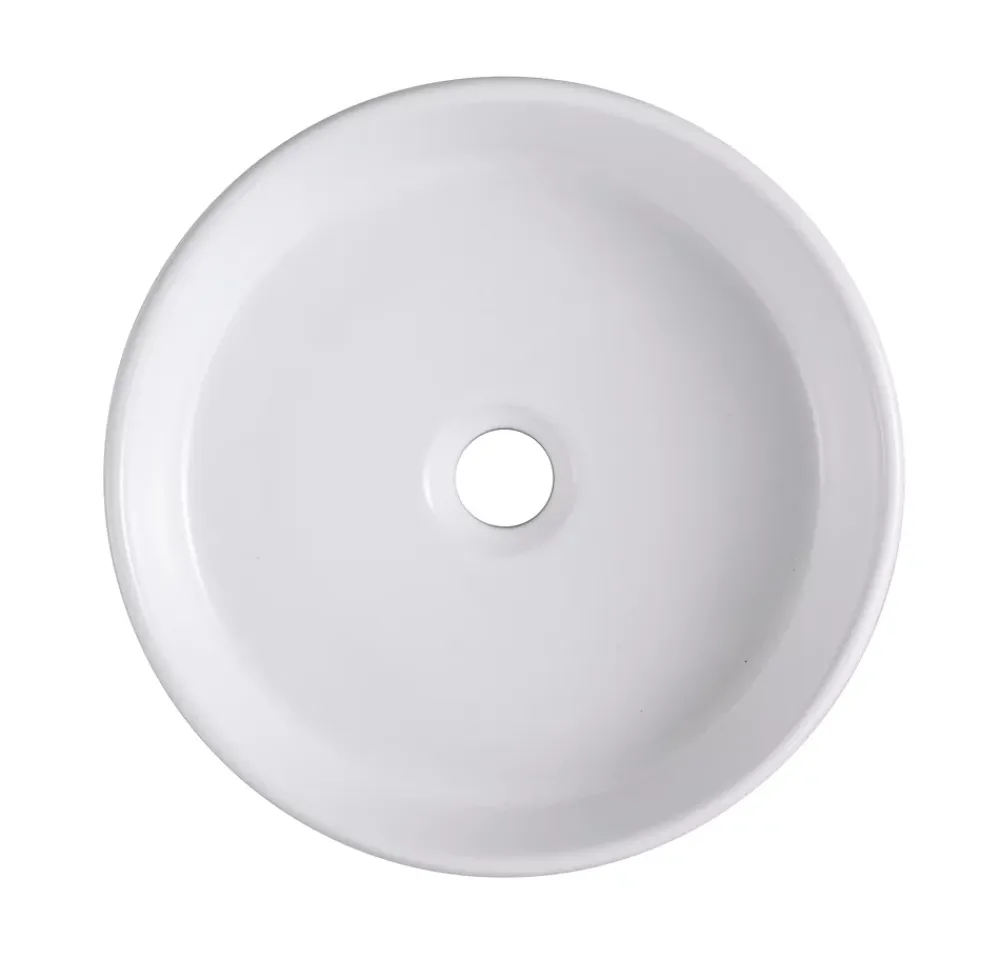 GoodHome Vasque à poser céramique blanc Scalea