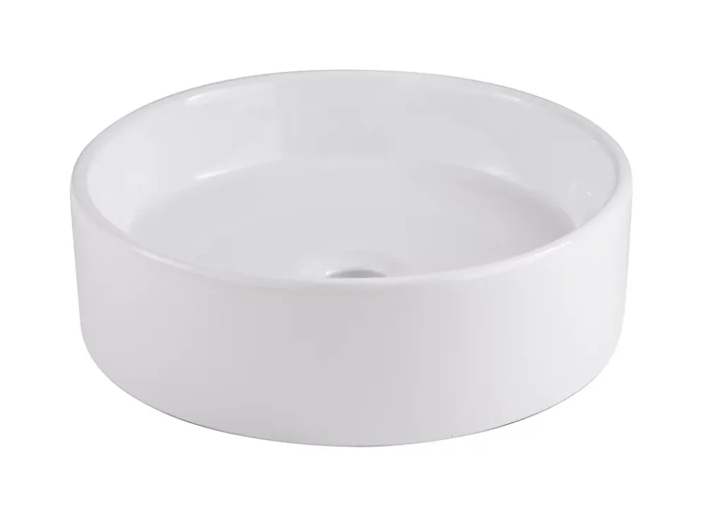 GoodHome Vasque à poser céramique blanc Scalea