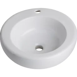 Vasque À Poser|Planète Bain Vasque à poser en bol et céramique blanche