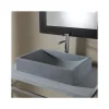 Vasque À Poser|Planète Bain Vasque à poser en pierre naturelle Versailles Gris ardoisé