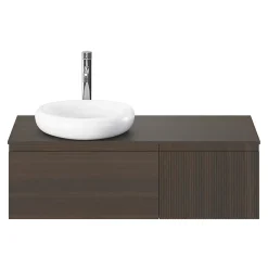 GoodHome Vasque à poser l.40,9 x P.39,6 x H.9,1 cm en céramique, blanc, Kentia