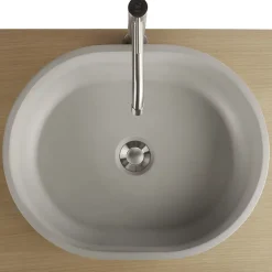 Vasque À Poser|Homesight Vasque à poser ovale béton allégé Kult