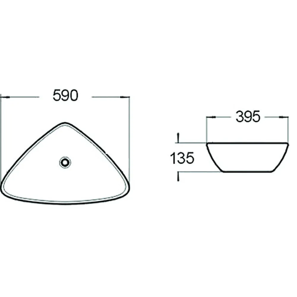 Lavabo|Silla Global Vasque à poser ovale, céramique, 59x39,5x13,5 cm, blanc