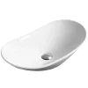 Lavabo|Silla Global Vasque à poser ovale, céramique 61,5x36x14,5 cm Blanc