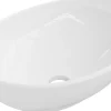 Lavabo|Silla Global Vasque à poser ovale, céramique 40,5x33x14 cm Blanc