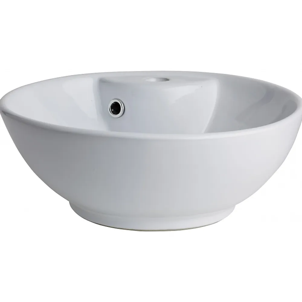 Vasque À Poser|Planète Bain Vasque à poser porcelaine blanche 41cm- Rebords fins