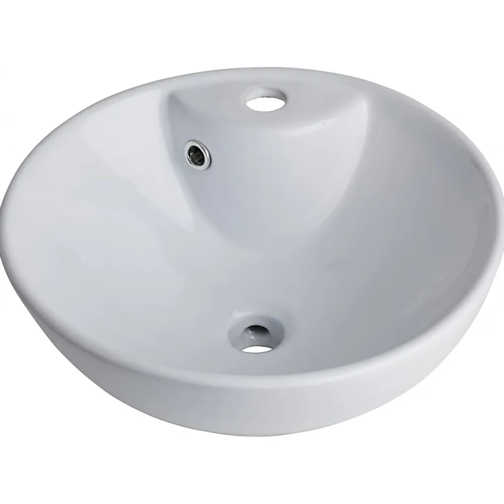Vasque À Poser|Planète Bain Vasque à poser porcelaine blanche 41cm- Rebords fins