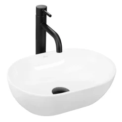 Rea Vasque À Poser Amelia Mini White Oval