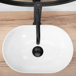 Rea Vasque À Poser Amelia Mini White Oval