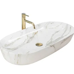 Rea Vasque À Poser Cleo 81 Shiny Aiax White Oval