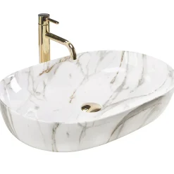 Rea Vasque À Poser Cleo 61 Shiny Aiax White Oval