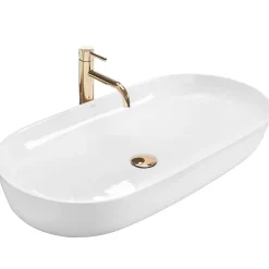 Vasque À Poser|Rea Vasque À Poser Cleo 81 White Oval