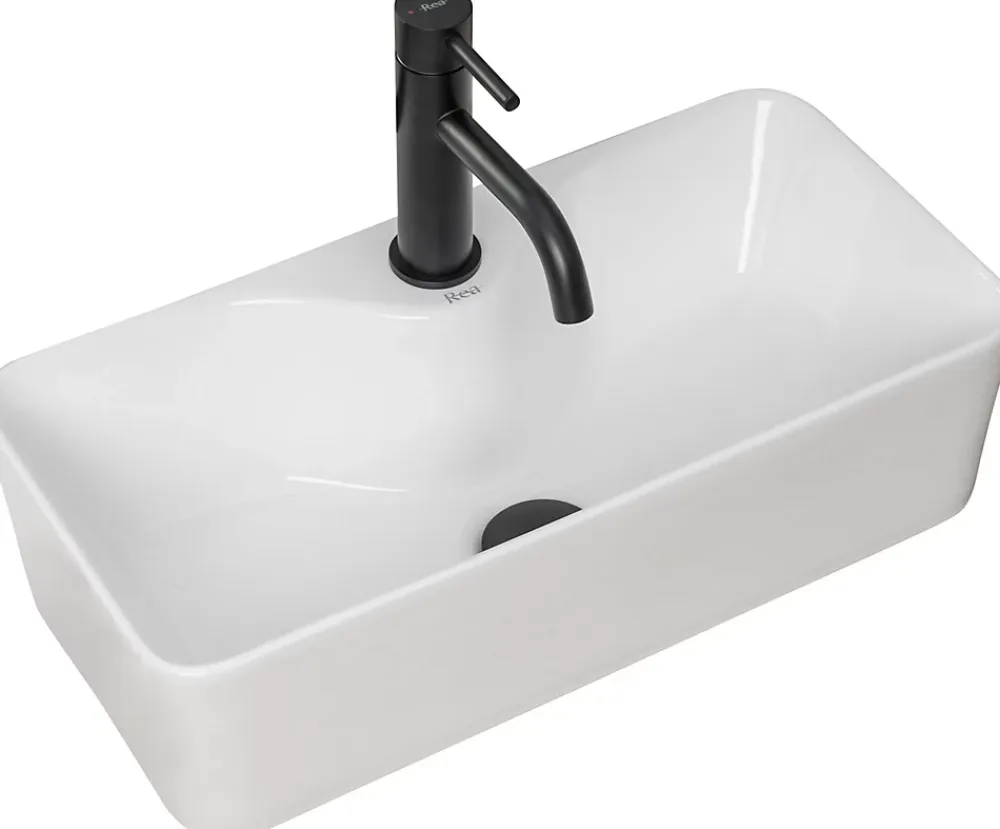 Vasque À Poser|Rea Vasque À Poser Mery White Rectangle
