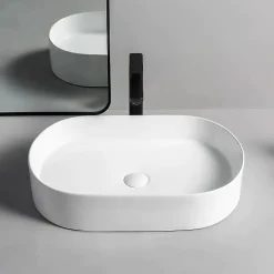 Vasque À Poser|Rea Vasque À Poser Nadia 60 White Oval