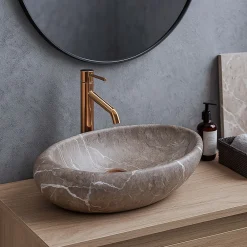 Rea Vasque À Poser Roxy B Stone Nature Grey Oval