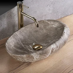 Rea Vasque À Poser Roxy B Stone Nature Grey Oval